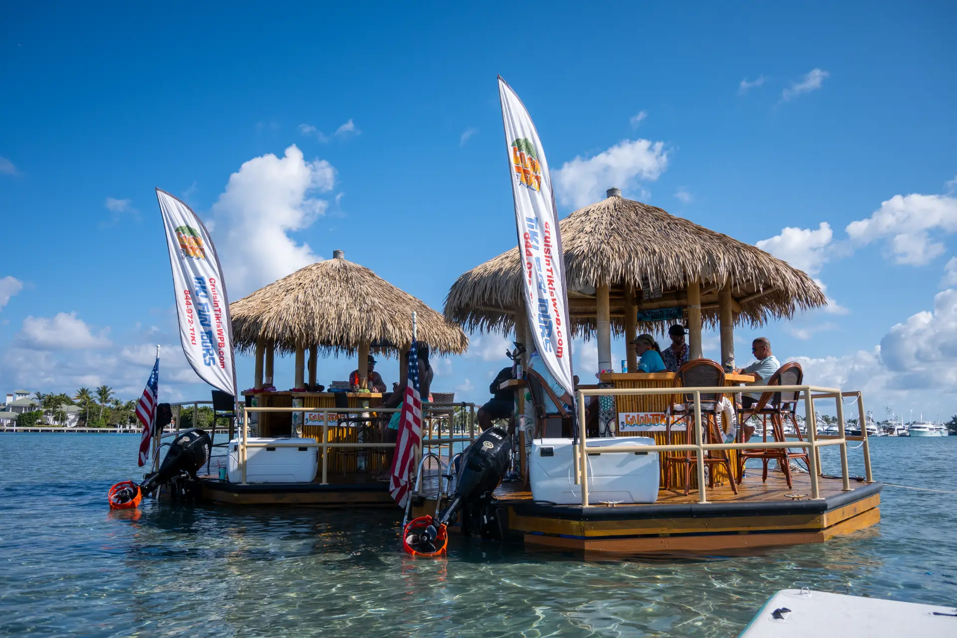 Cruisin' Tikis 16 party boat LED lighting system